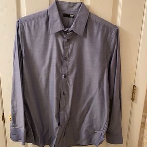 Murano Blue Dress Shirt L